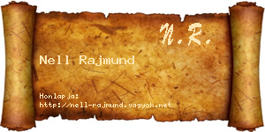 Nell Rajmund névjegykártya